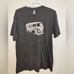 American Apparel Charcoal Crewneck Graphic Tee Ben & Jerry’s Size L